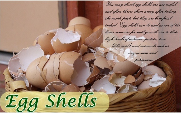 home remedies for nail growth - egg shells