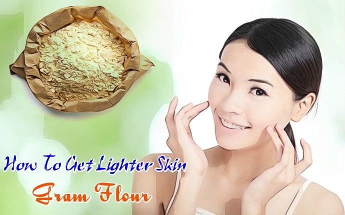 how to get lighter skin - gram flour 