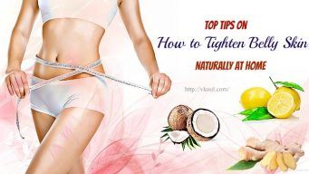 how to tighten belly skin naturally