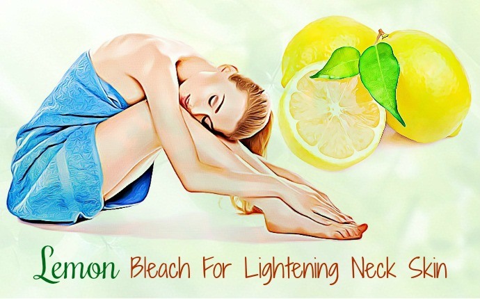 lemon bleach for lightening neck skin
