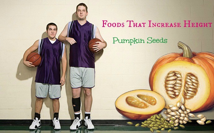 foods that increase height - pumpkin seeds