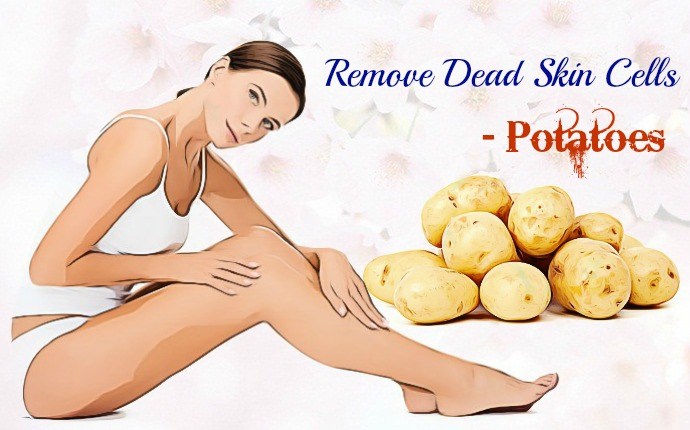 rub underarms with potatoes