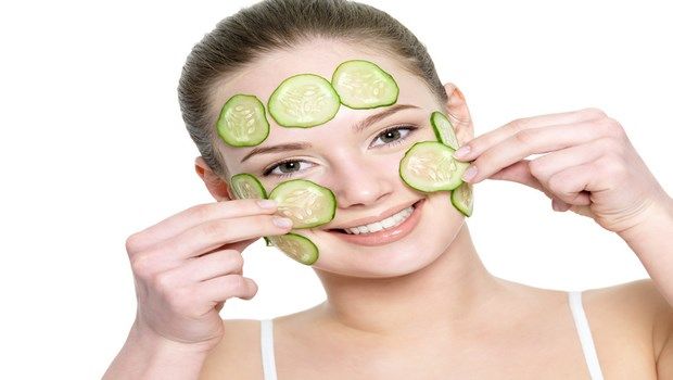 how to cure rosacea-cucumber mask