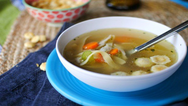 how to treat colds-chicken soup
