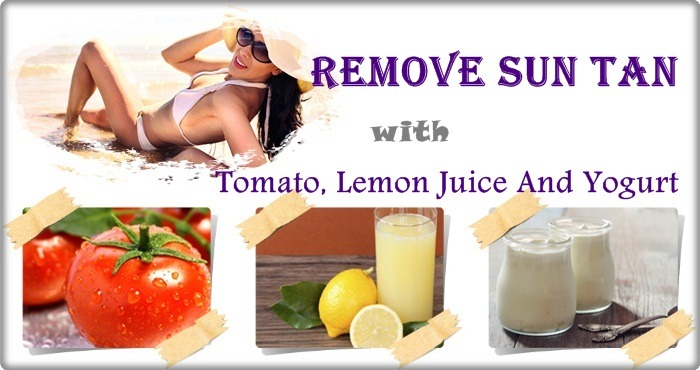 lemon Juice, yogurt, and tomato
