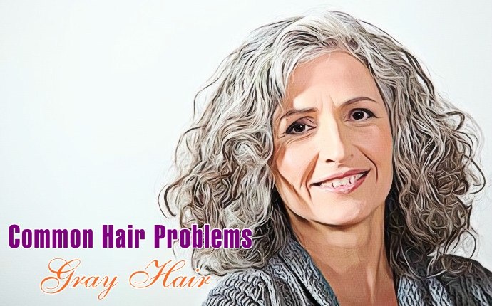 common hair problems - gray hair