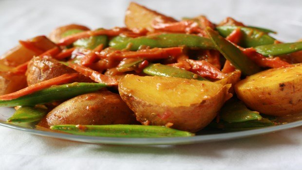 healthy dinner ideas for weight loss-green beans with potato