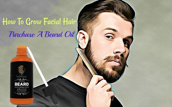 how to grow facial hair - purchase a beard oil