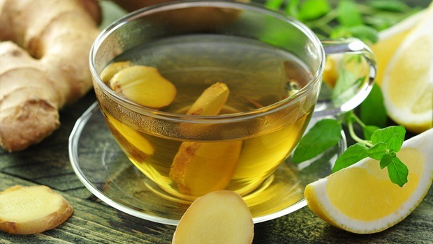 teas for sore throat - ginger tea
