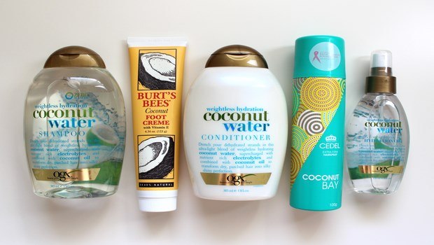 coconut oil shampoo-coconut hair spray