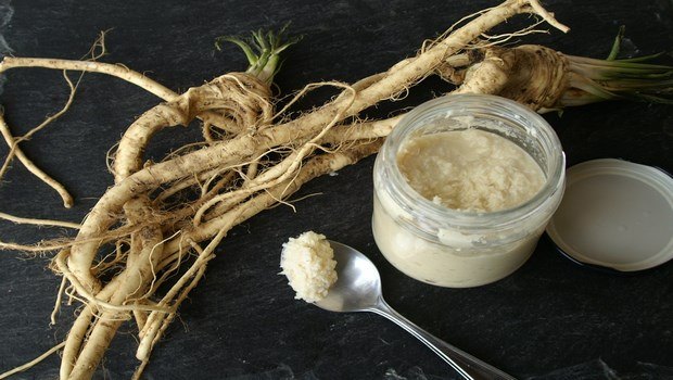 how to remove brown spots-horseradish