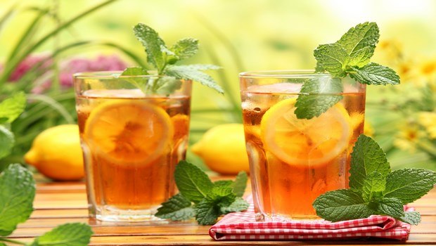 how to treat abdominal pain-peppermint tea