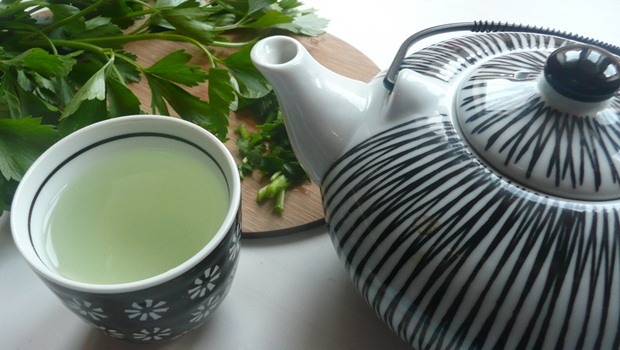 weight loss tea recipe - parsley tea