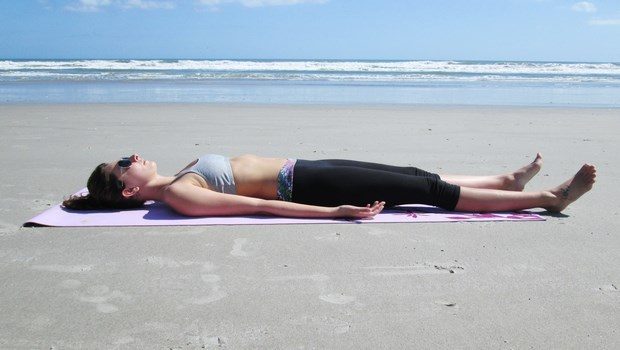 yoga poses for high blood pressure-shavasana, corpse pose