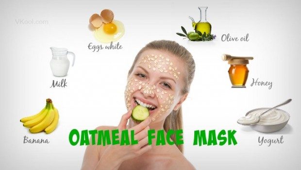 Oatmeal and egg face mask
