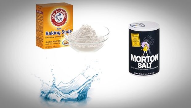 home remedies for clogged ears - baking soda, non-iodized salt, and water