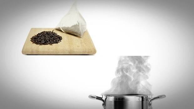 home remedies for athlete’s foot - black tea bags with boiling water