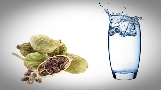 how to treat acidity - cardamom with water