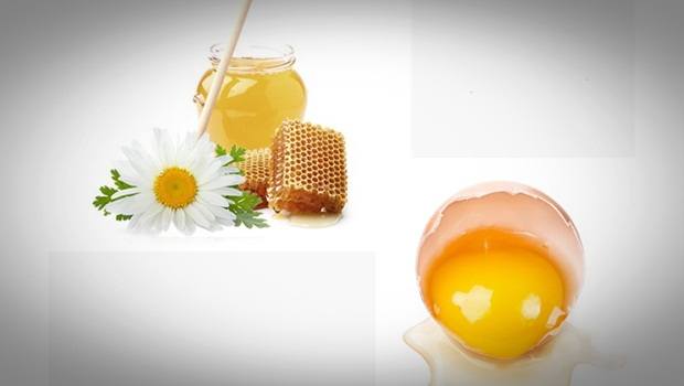 chamomile, egg white, mint honey face mask
