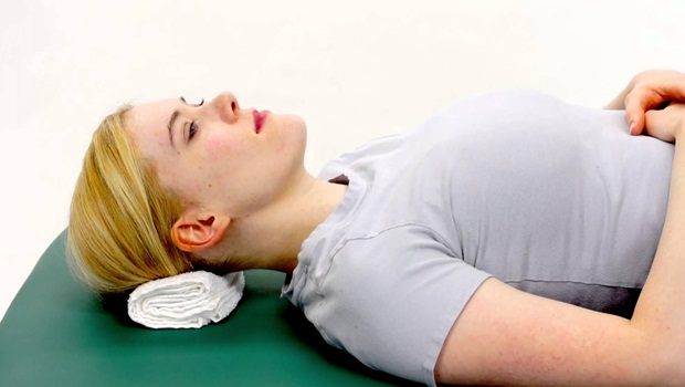 neck posture exercises - chin retractions
