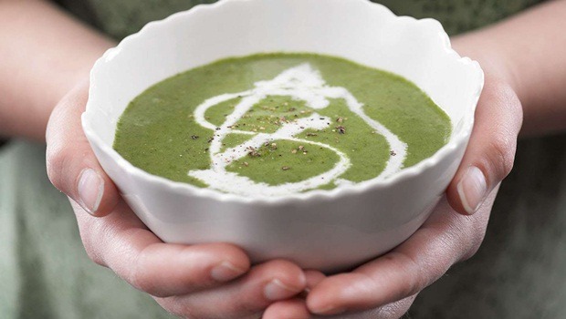 vegetable soup diet - creamy spinach soup