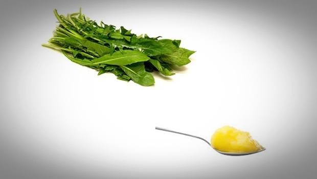 how to treat goiter - dandelion leaves with ghee