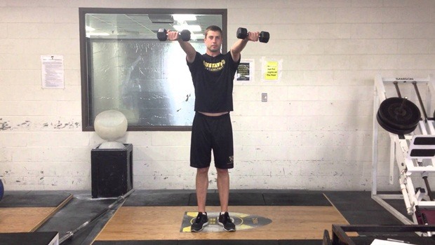 dumbbell exercises for shoulders - front raise
