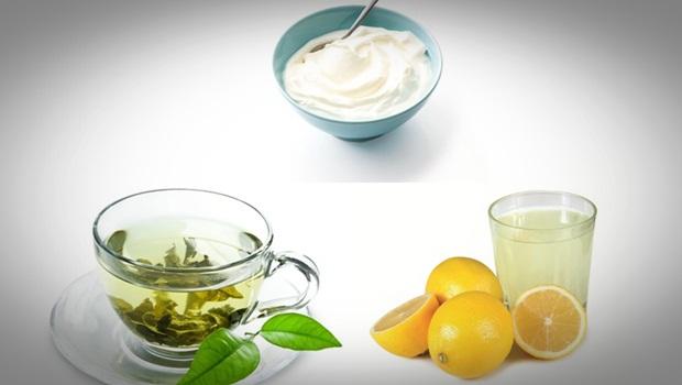 green tea face mask - green tea, lemon juice and yogurt mask for sensitive skin