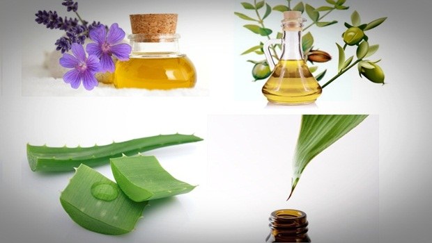 home remedies for athlete’s foot - lavender oil with jojoba oil, tea tree oil, and aloe vera