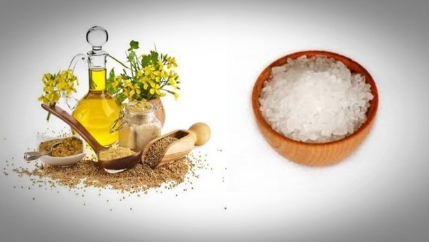how to treat swollen gums - mustard oil and salt
