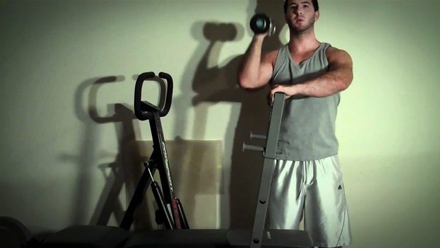 dumbbell exercises for shoulders - palms shoulder press