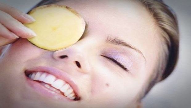 home remedies for eye bags - pamper your eyes with potatoes