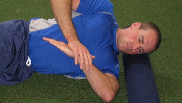 exercises for shoulder impingement - posterior shoulder stretch