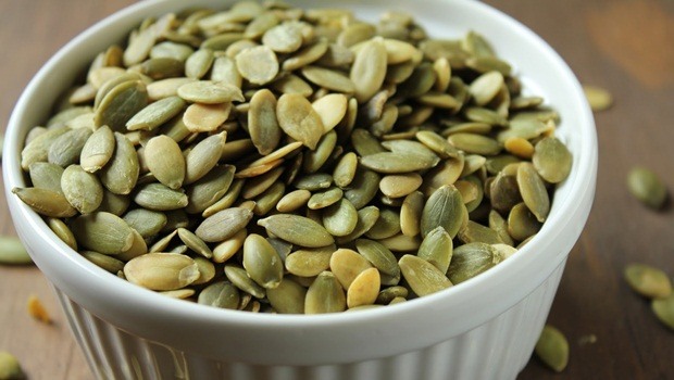 foods for healthy nails - pumpkin seeds