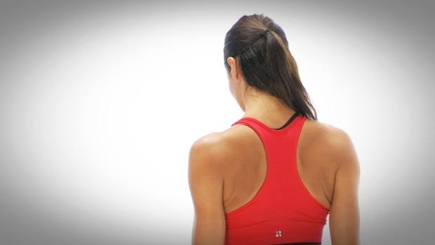 neck posture exercises - shoulder blade squeezes