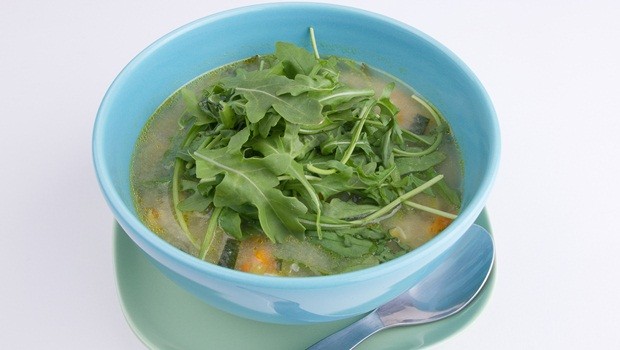 vegetable soup diet - spring vegetable and quick barley soup