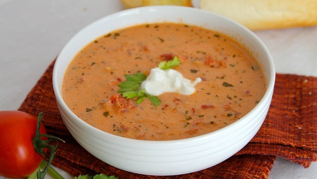 vegetable soup diet - tomato basil soup