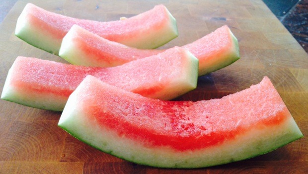 how to get rid of black spots - watermelon rind