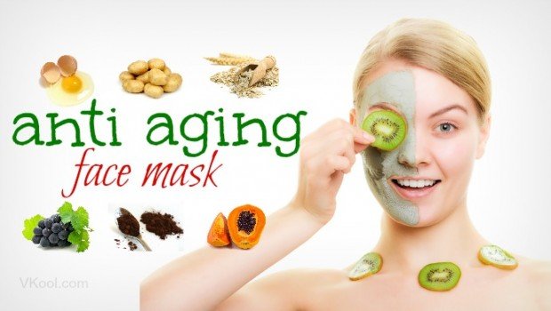 Homemade anti aging face mask 