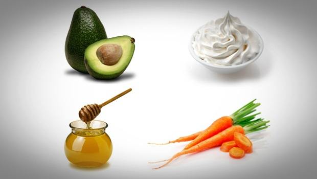 anti aging face mask - avocado, cream, honey and carrot anti aging mask