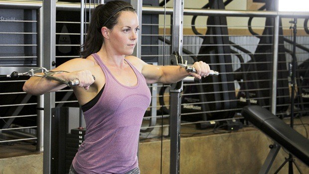 physical therapy exercises for shoulder - chest press exercise