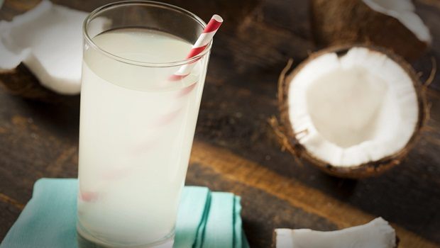 instant relief from acidity - coconut water