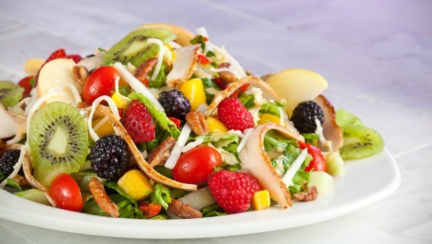 easy gluten free recipes-fruit and chicken salad