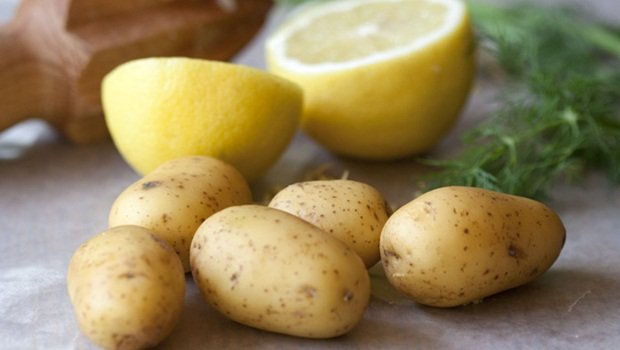 tan removal face pack - lemon juice and potato face pack