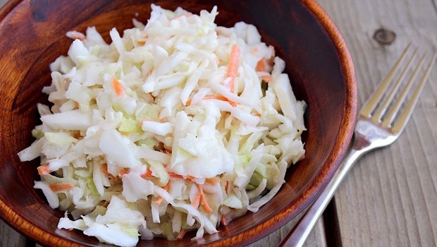 summer salad ideas - low-fat coleslaw
