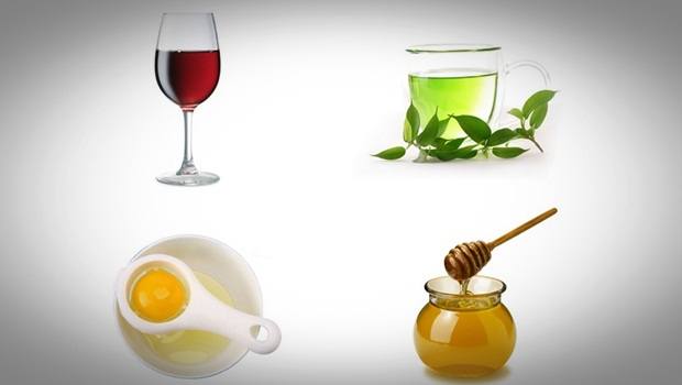 anti aging face mask - red wine, green tea, egg white and honey anti aging face mask