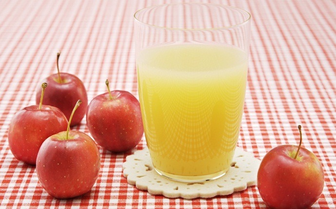 how to cleanse colon - apple juice