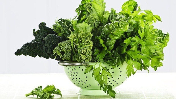 sources of vitamin e - green leafy vegetables