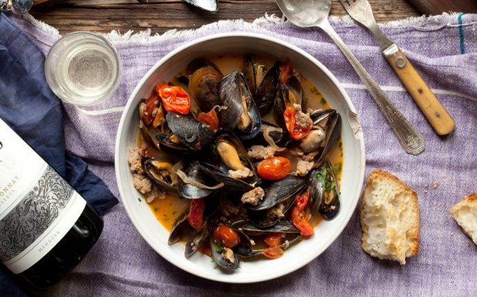 easy mussel recipes - mussels stir fry