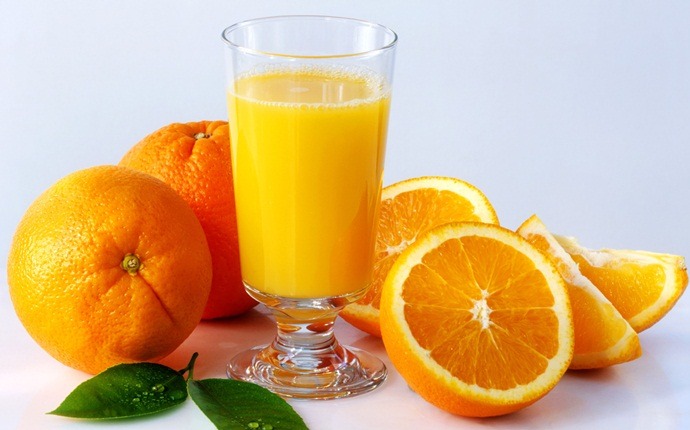 home remedies for dark neck - orange peel, orange juice, and milk